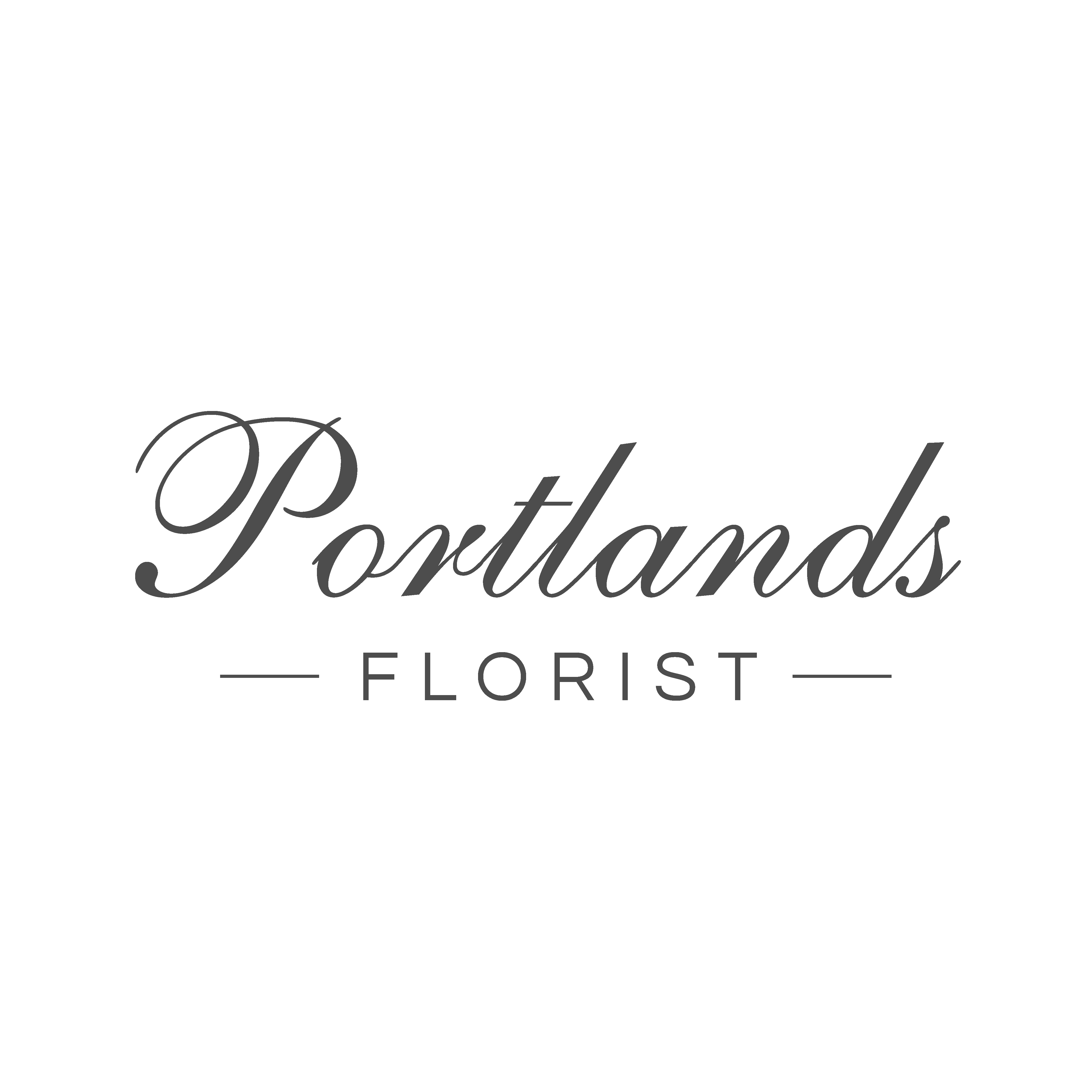 Portlands Florist Transparent Logo